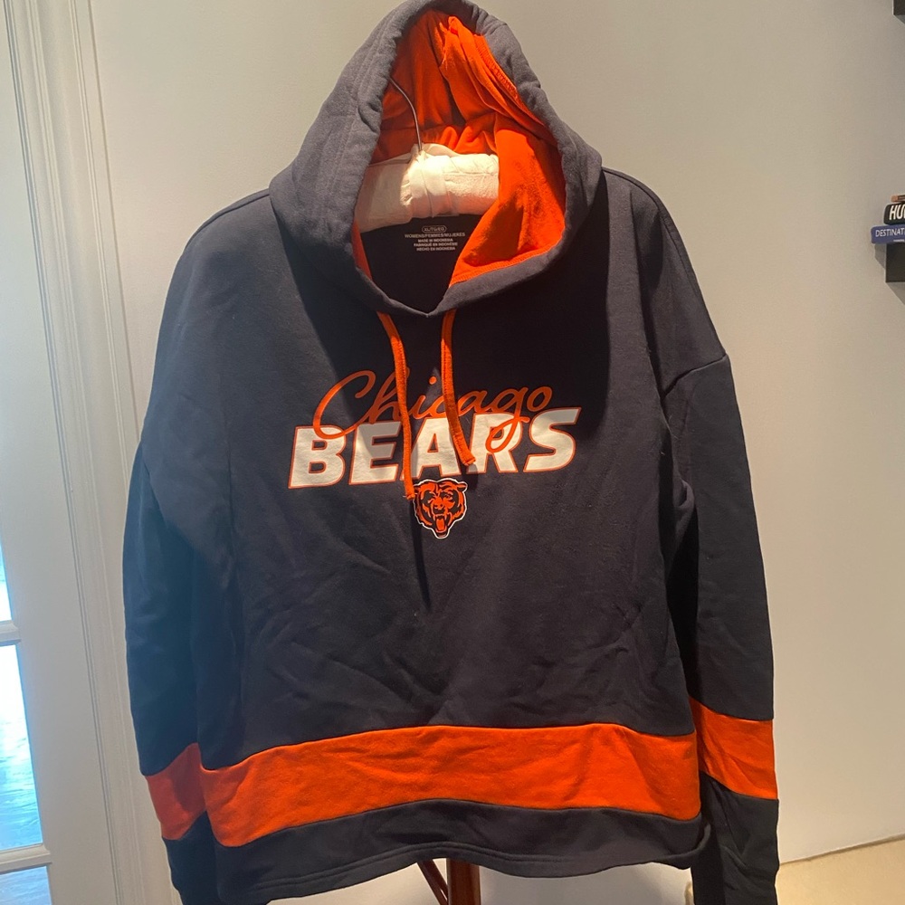 Chicago Bears Hoodie - Navy and Orange